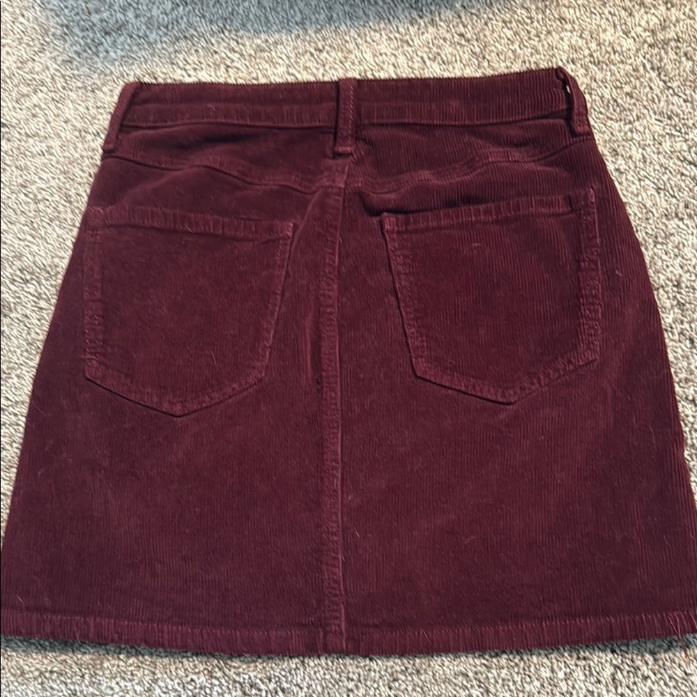 SO Red A-Line Mini Skirt Casual - Picture 3 of 3